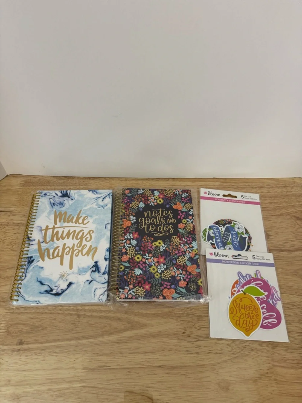 Bloom Floral Notes, Goals & To-Dos Spiral Notebook - Multicolor